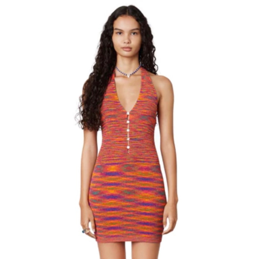 60’s styled NIA Knit, Halter Dress (M/6-8)